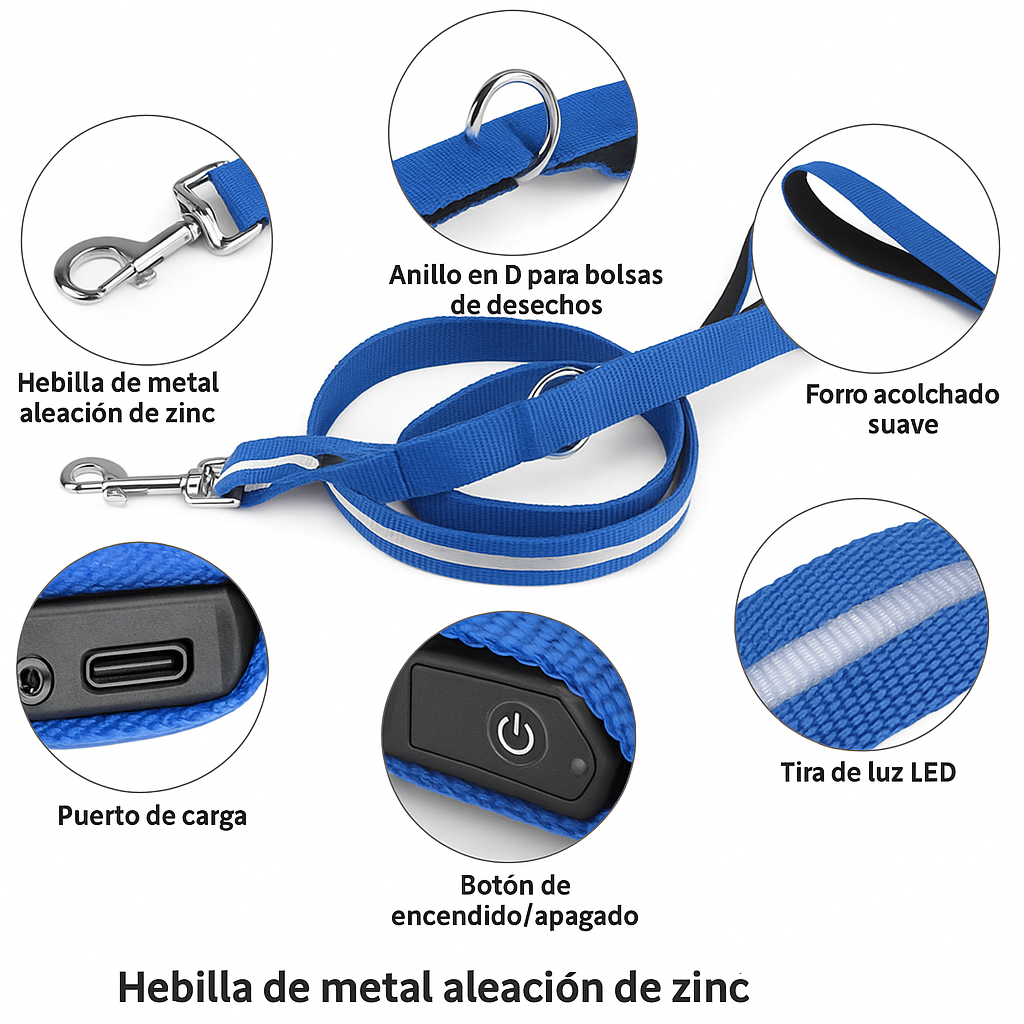 Correa LED - Visibilidad y Resistencia Total