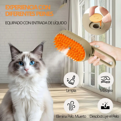 Cepillo de vapor 3 en 1