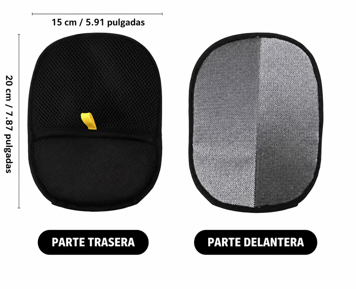 Guante Removedor de Pelo 2 en 1 - Negro