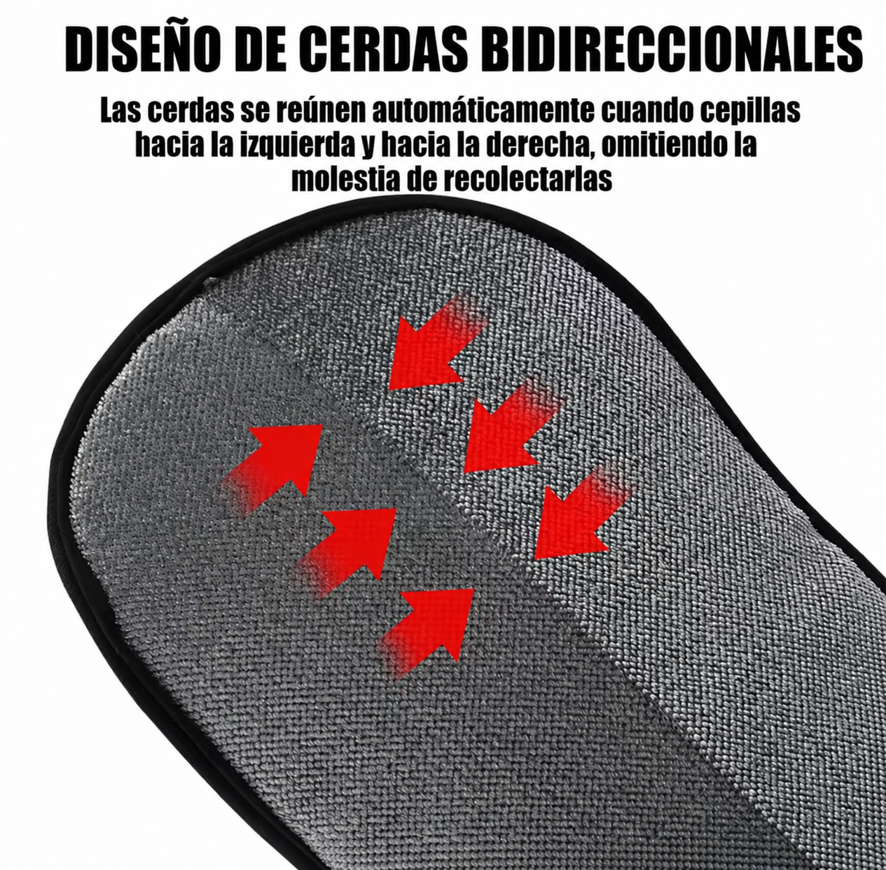 Guante Removedor de Pelo 2 en 1 - Negro